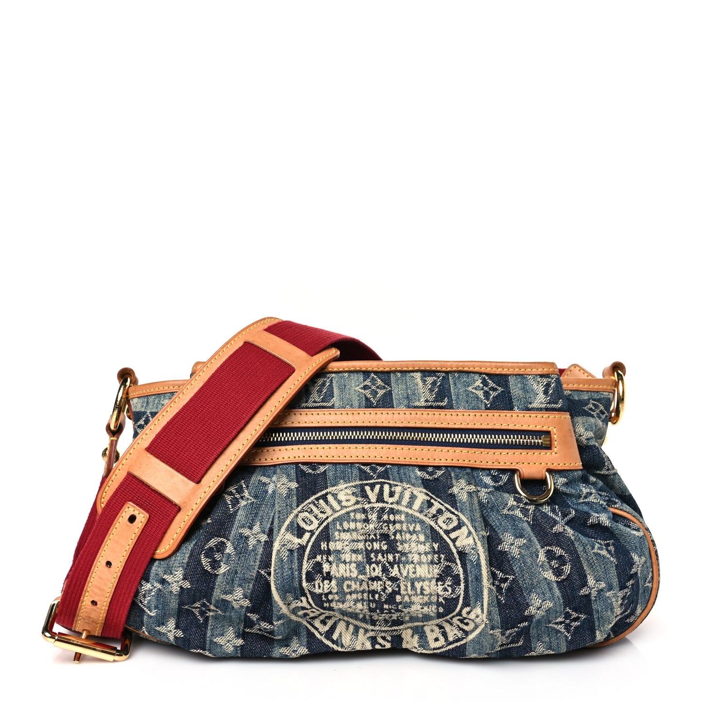 Denim Raye Porte Epaule MM