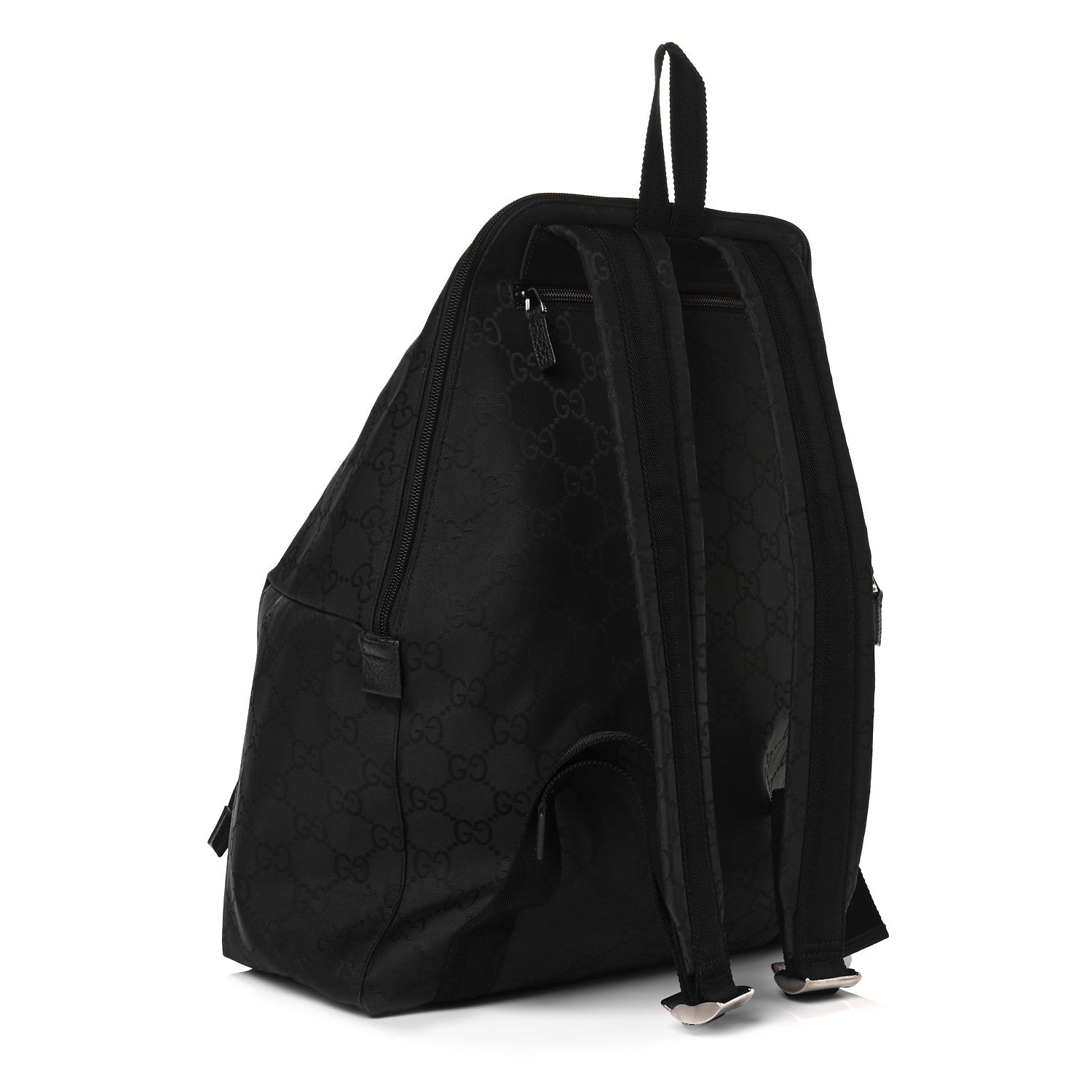 Gucci Nylon Monogram Medium Backpack Black 2 of 9