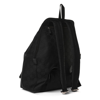 Gucci Nylon Monogram Medium Backpack Black 2 of 9