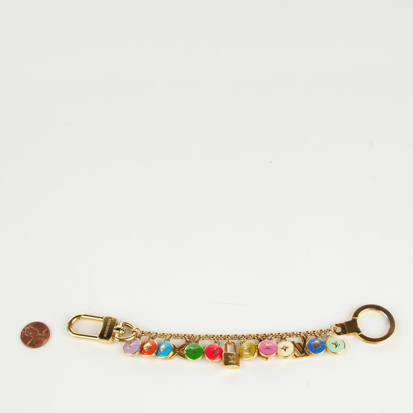 Pastilles Key Chain Bag Charm Multicolor