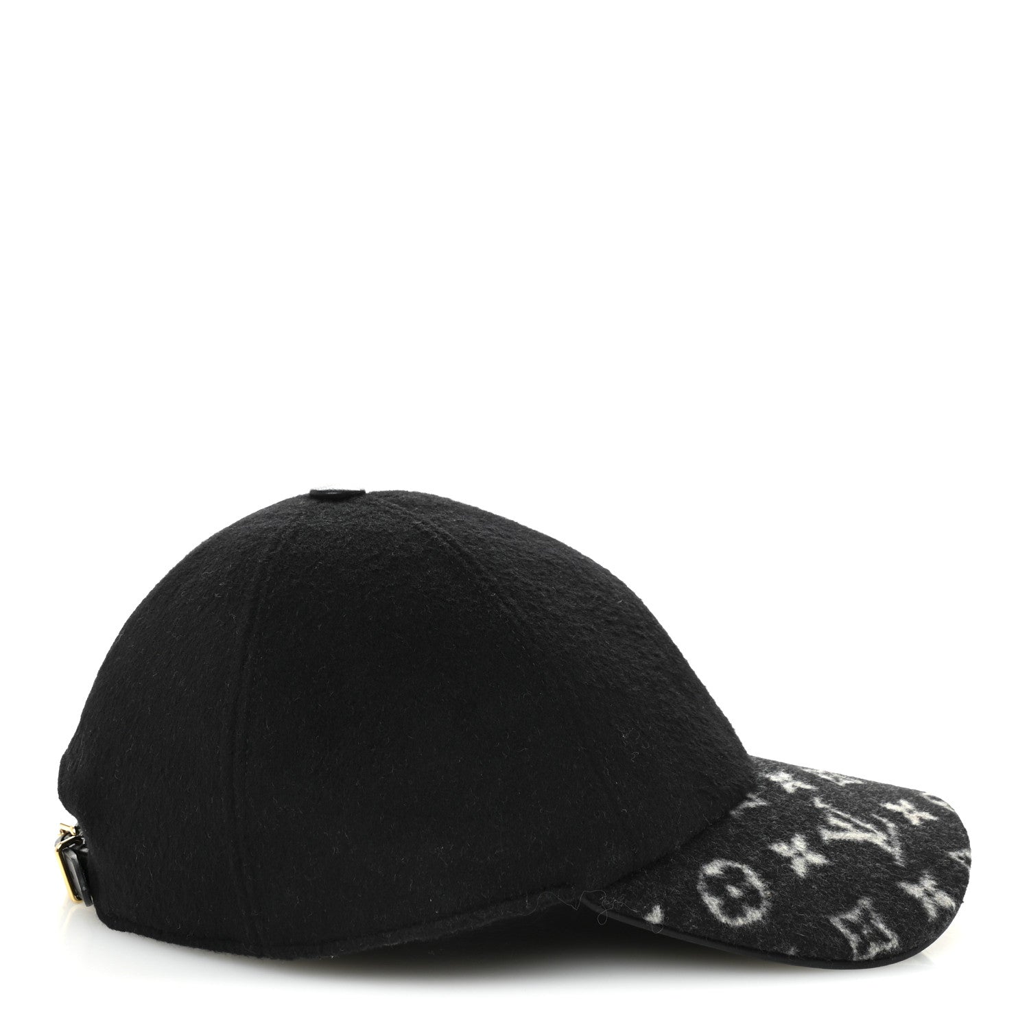 Louis Vuitton Wool Silk Monogram Endless Cap L Black 6 of 9