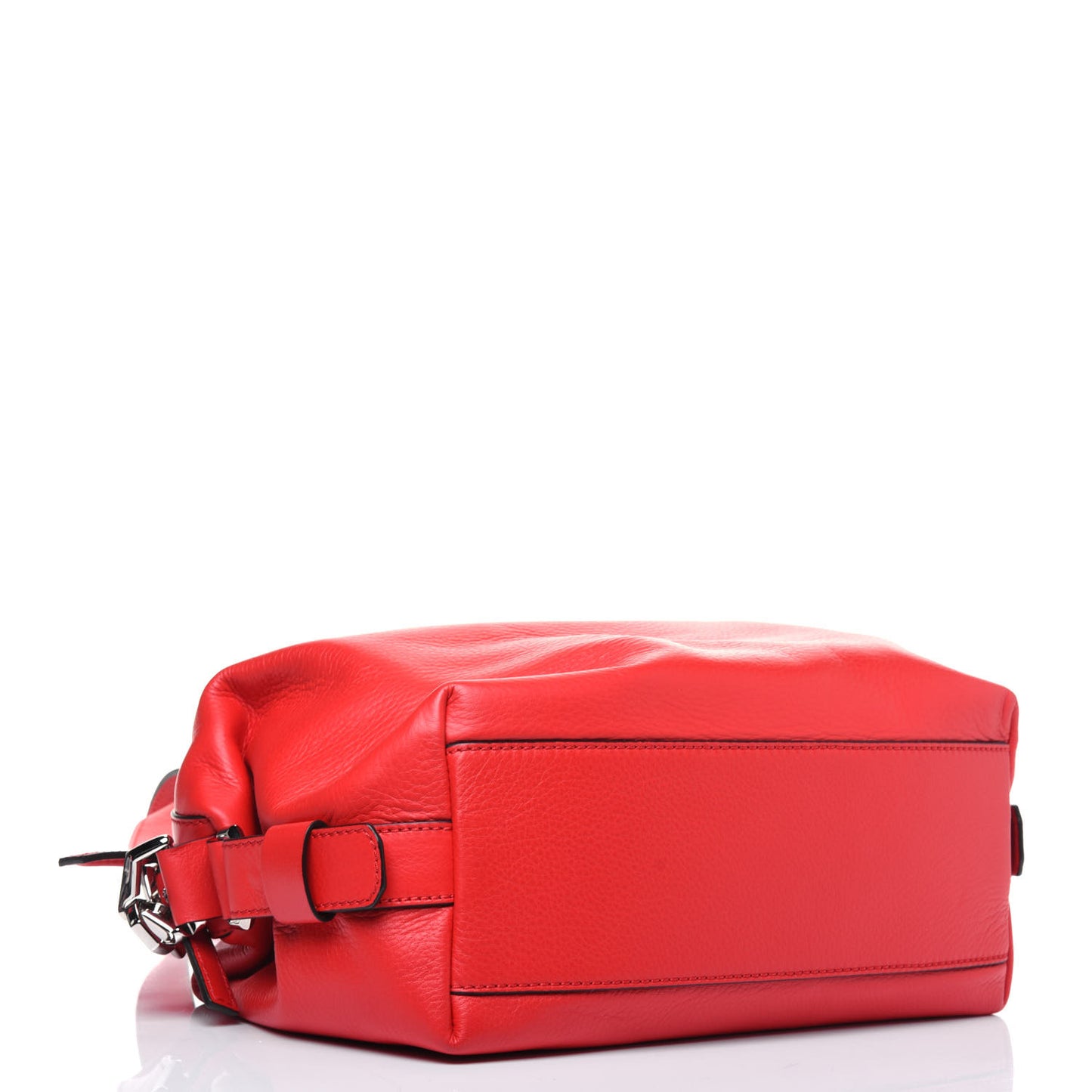 Pebbled Calfskin Small Nightingale Red