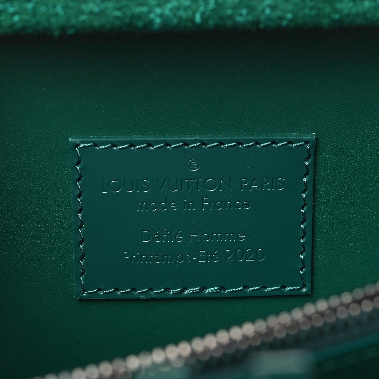 Louis Vuitton Monogram Tuffetage Clutch Box Green 1430635