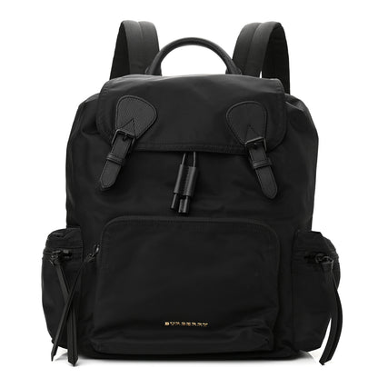 Burberry Technical Nylon Large Rucksack Backpack Black 1 of 9