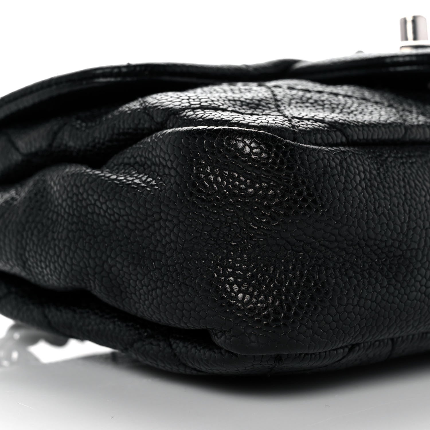Chanel Caviar Quilted Mini Simply CC Flap Black 8 of 9