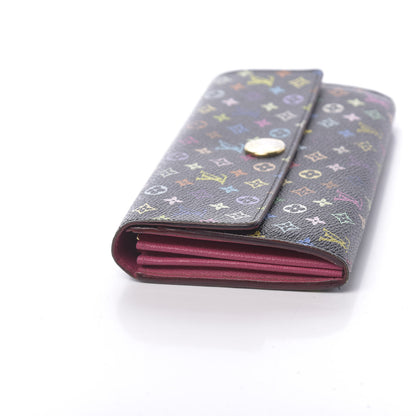 Louis Vuitton Monogram Multicolor Sarah Wallet Black Grenade 9 of 12