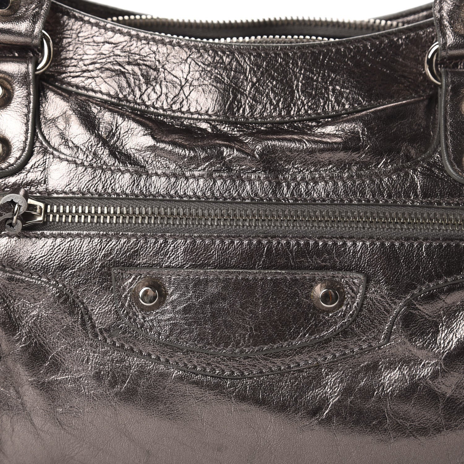 Balenciaga Agneau Classic Hardware First Pewter 13 of 14