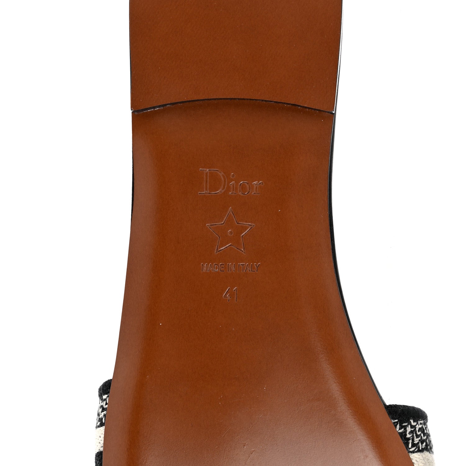 Christian Dior Canvas Embroidered Dway Mules Slide Sandals 41 Black 8 of 9