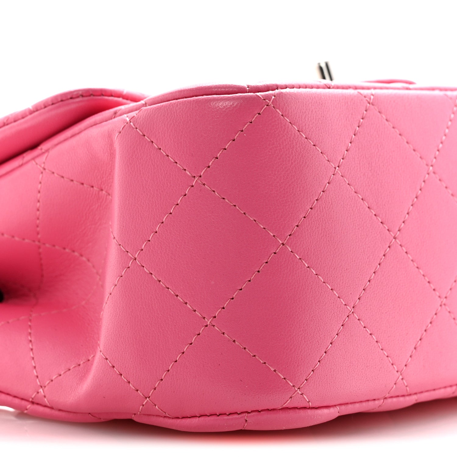 Chanel Lambskin Quilted Mini Square Flap Pink 9 of 11