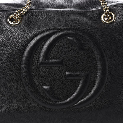 Gucci Pebbled Calfskin Medium Soho Bowler Black 10 of 10