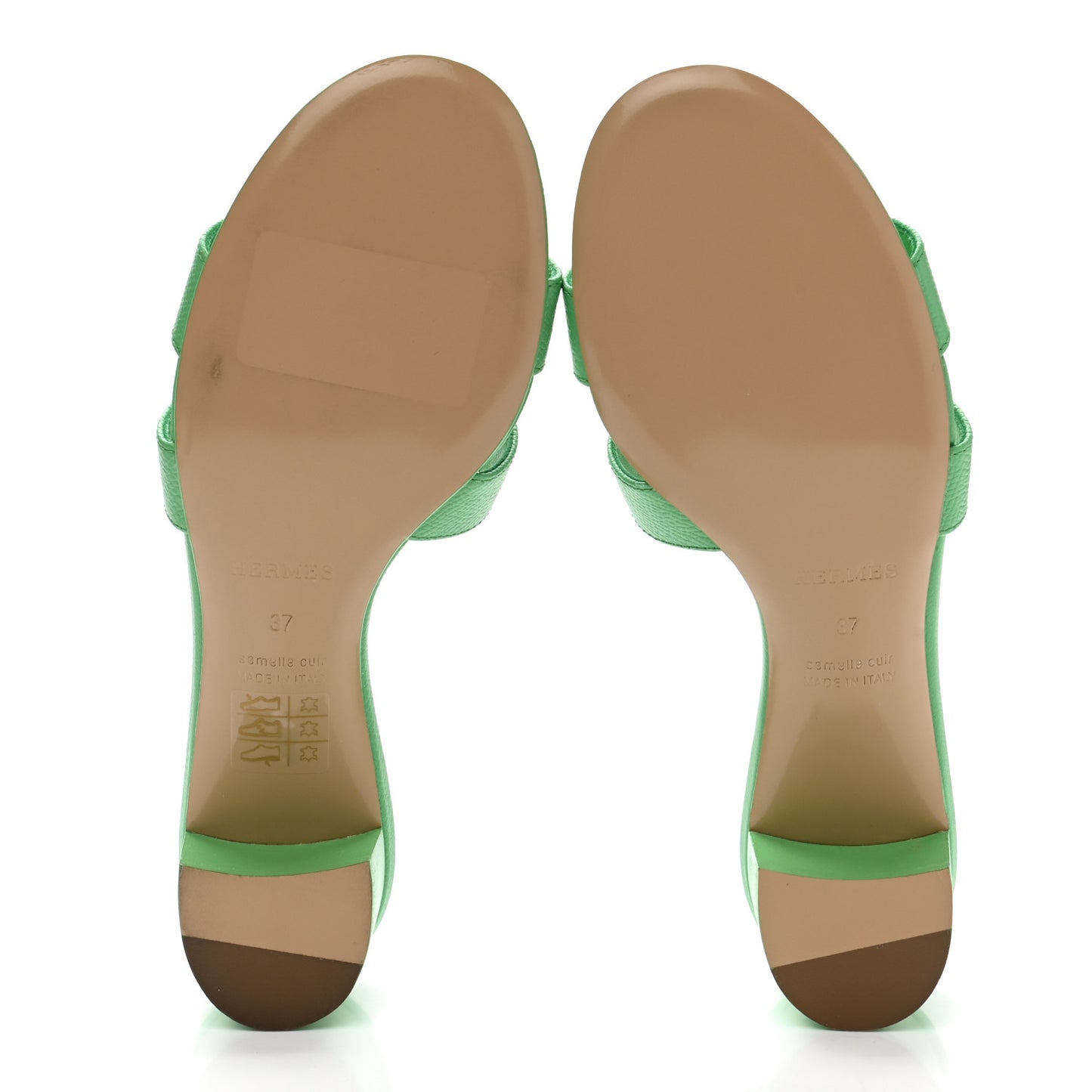 Epsom Oasis Sandals 37 Vert Pomme
