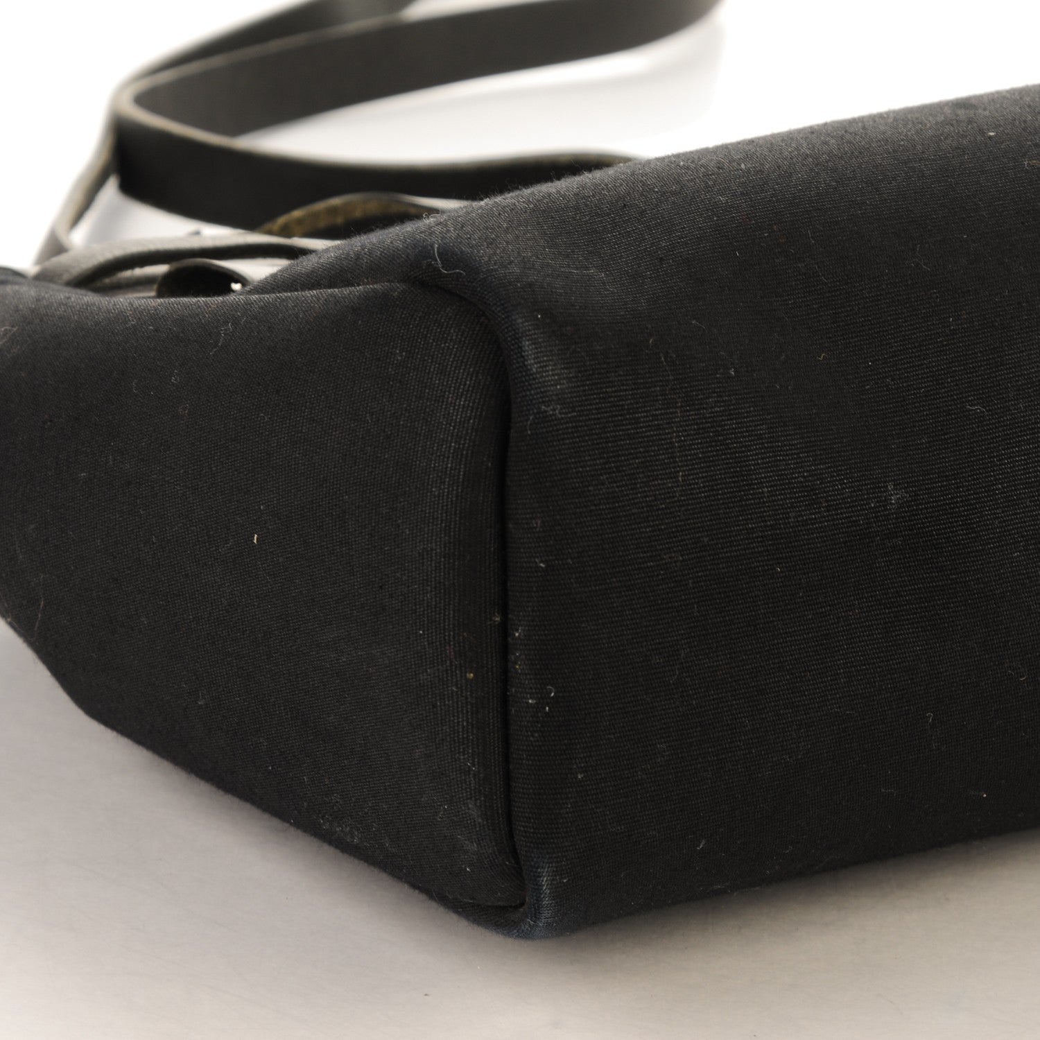 Hermes Toile Vache Calfskin Herbag 30 PM Natural Black 8 of 9