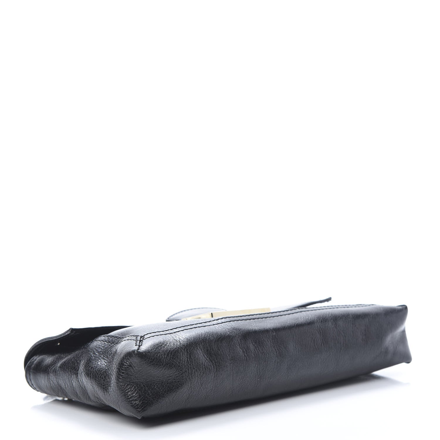 Fendi Vitello Acqua Maxi Baguette Bag Black 4 of 11
