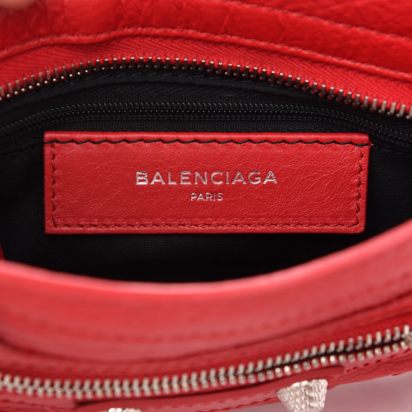 Agneau Giant 12 Silver Hardware Mini City Rouge Cardinal