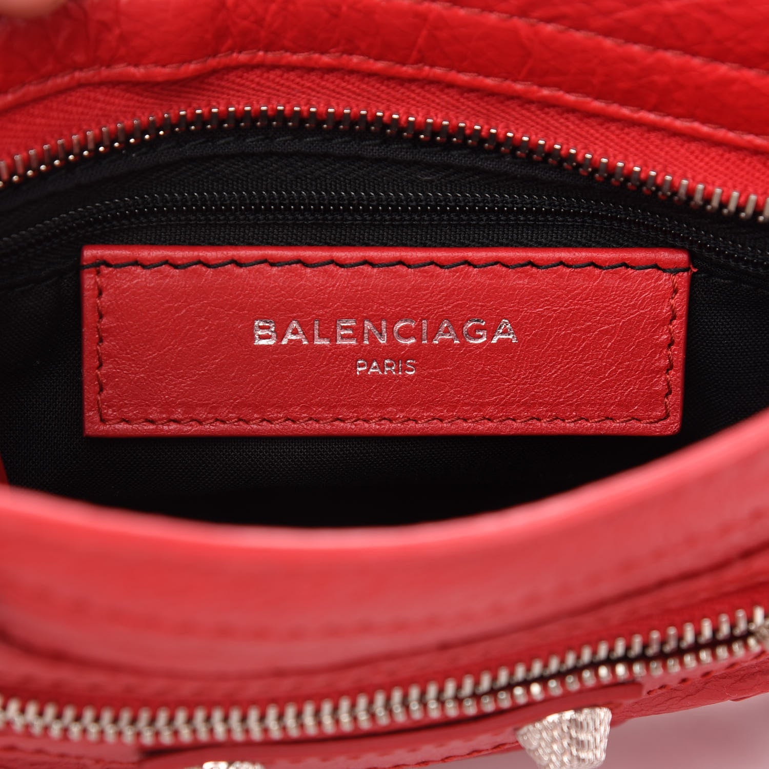 Balenciaga Agneau Giant 12 Silver Hardware Mini City Rouge Cardinal 6 of 9