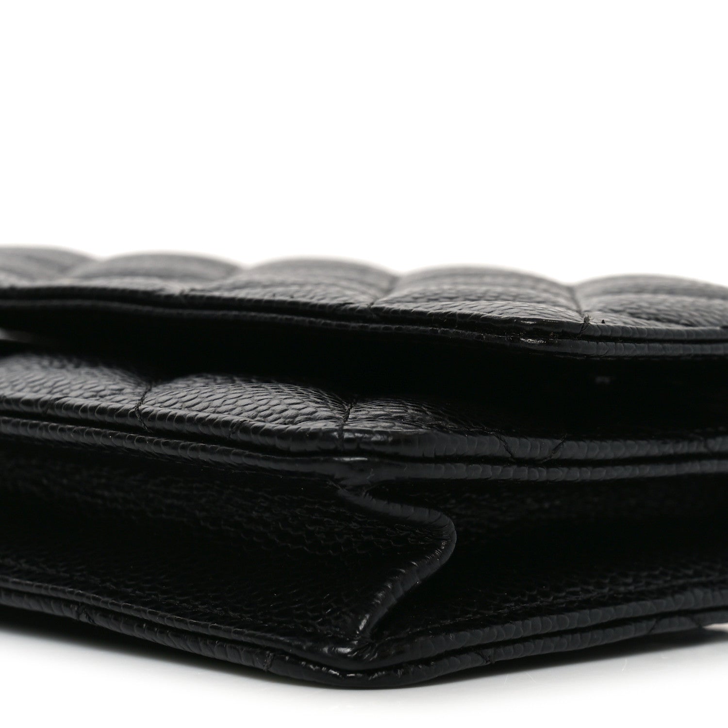 Chanel Caviar Quilted Wallet on Chain WOC Black 11 of 12