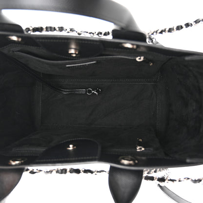 Chanel Caviar Small Studded Deauville Tote Black 5 of 13
