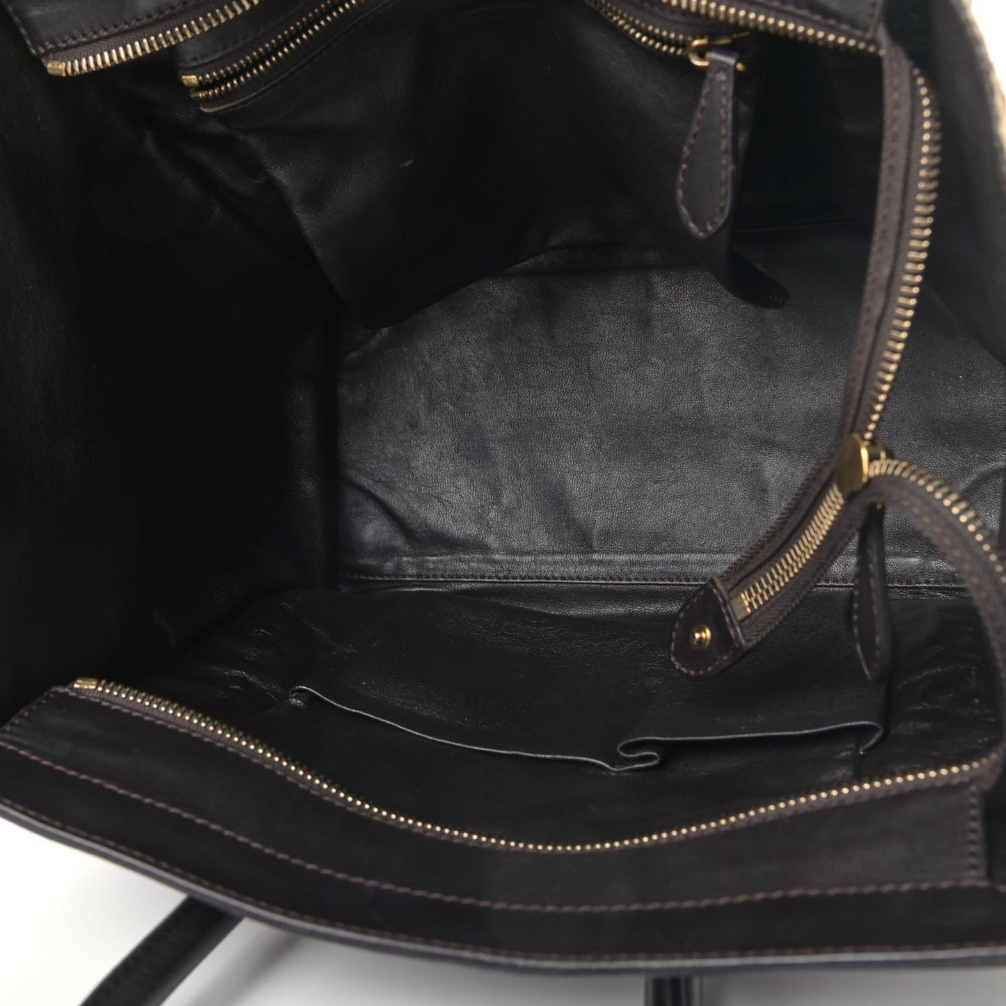 Leopard Pony Hair Mini Luggage Black