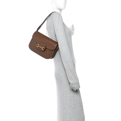 Gucci Azalea Calfskin Horsebit 1955 Shoulder Bag  Brown Sugar 2 of 11