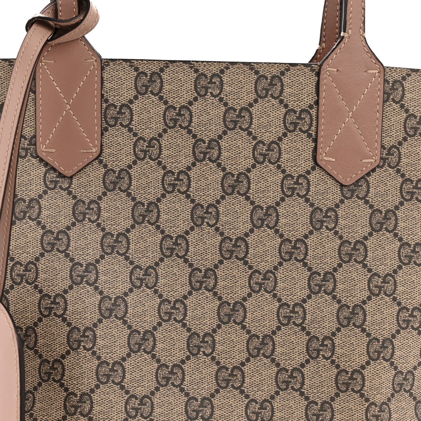 GG Supreme Monogram Small Reversible Tote Dark Cipria