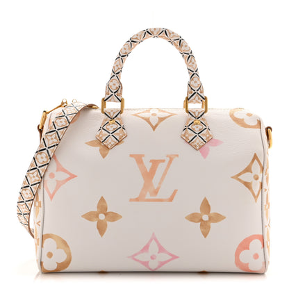 Louis Vuitton Monogram Giant By The Pool 2.0 Speedy Bandouliere 25 Beige 1 of 9