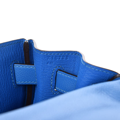 Hermes Evercolor Kelly Retourne 28 Bleu Hydra 8 of 10
