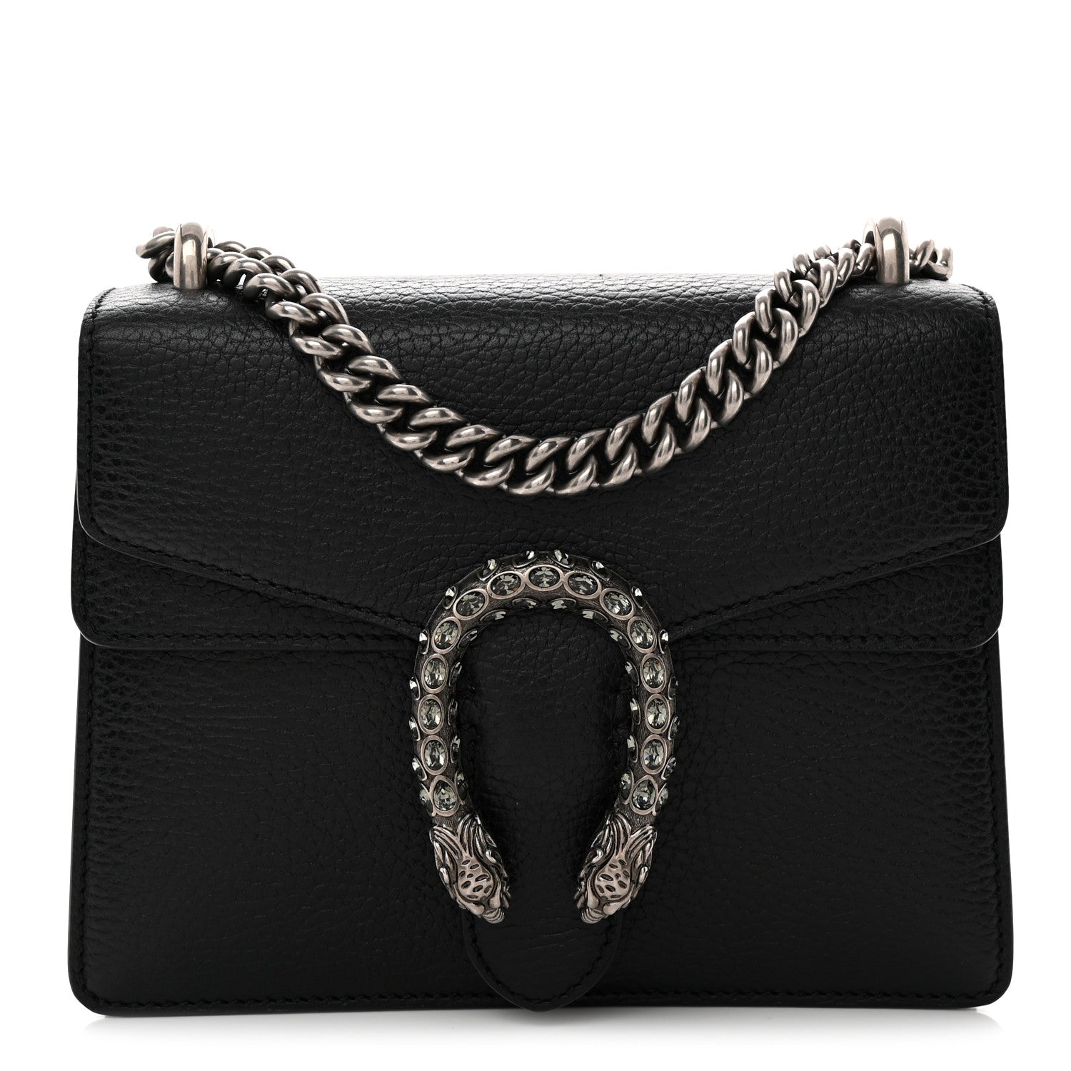 Gucci Calfskin Mini Dionysus Shoulder Bag Black 1 of 10