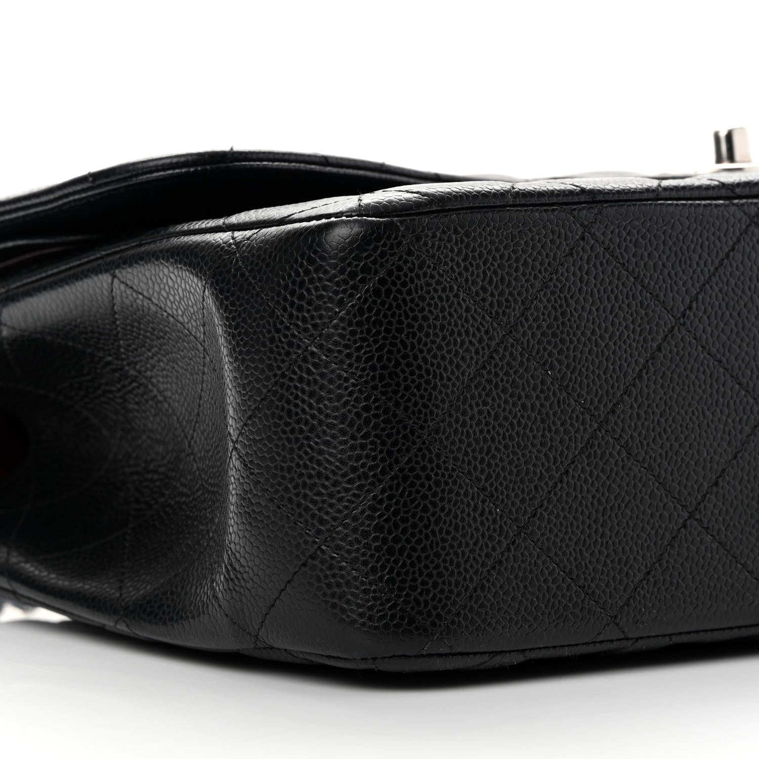 Chanel Caviar Quilted Jumbo Double Flap Black 9 of 13