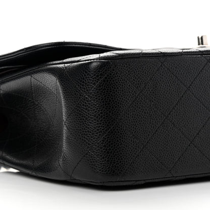 Chanel Caviar Quilted Jumbo Double Flap Black 9 of 13