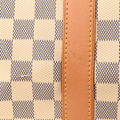 Louis Vuitton LOUIS VUITTON Damier Azur Keepall Bandouliere 45 12 of 12