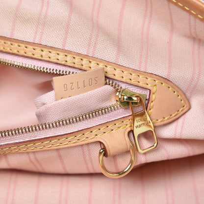 Louis Vuitton Damier Azur Delightful MM Rose Ballerine 6 of 11