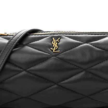 Saint Laurent Lambskin Monogram Mini Sade Tube Bag Black 8 of 10