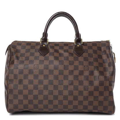 Louis Vuitton Damier Ebene Speedy 35 1 of 12