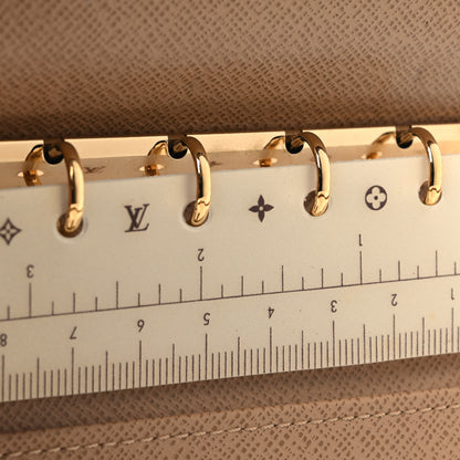Louis Vuitton Monogram Complice Trunks and Bags Small Ring Agenda Cover Beige 7 of 8