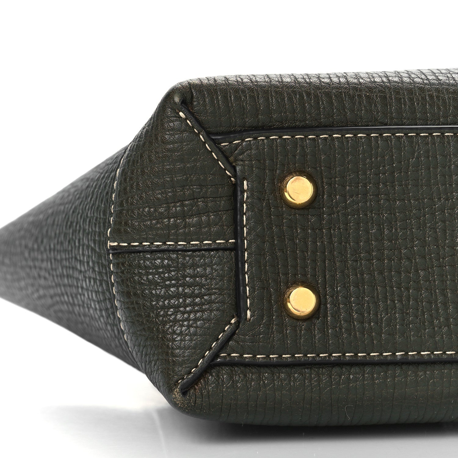 Bottega Veneta Grainy Calfskin Small Arco Kaki 10 of 11