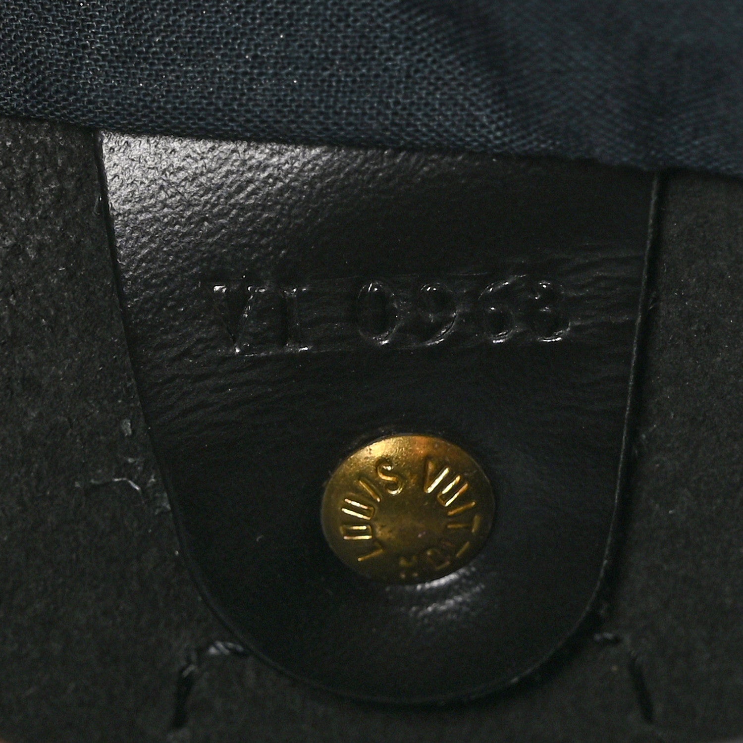 Louis Vuitton Epi Speedy 25 Black 7 of 12