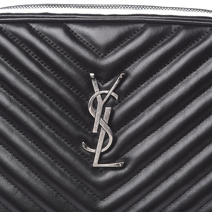 Saint Laurent Calfskin Matelasse Monogram Lou Camera Bag Black 10 of 10