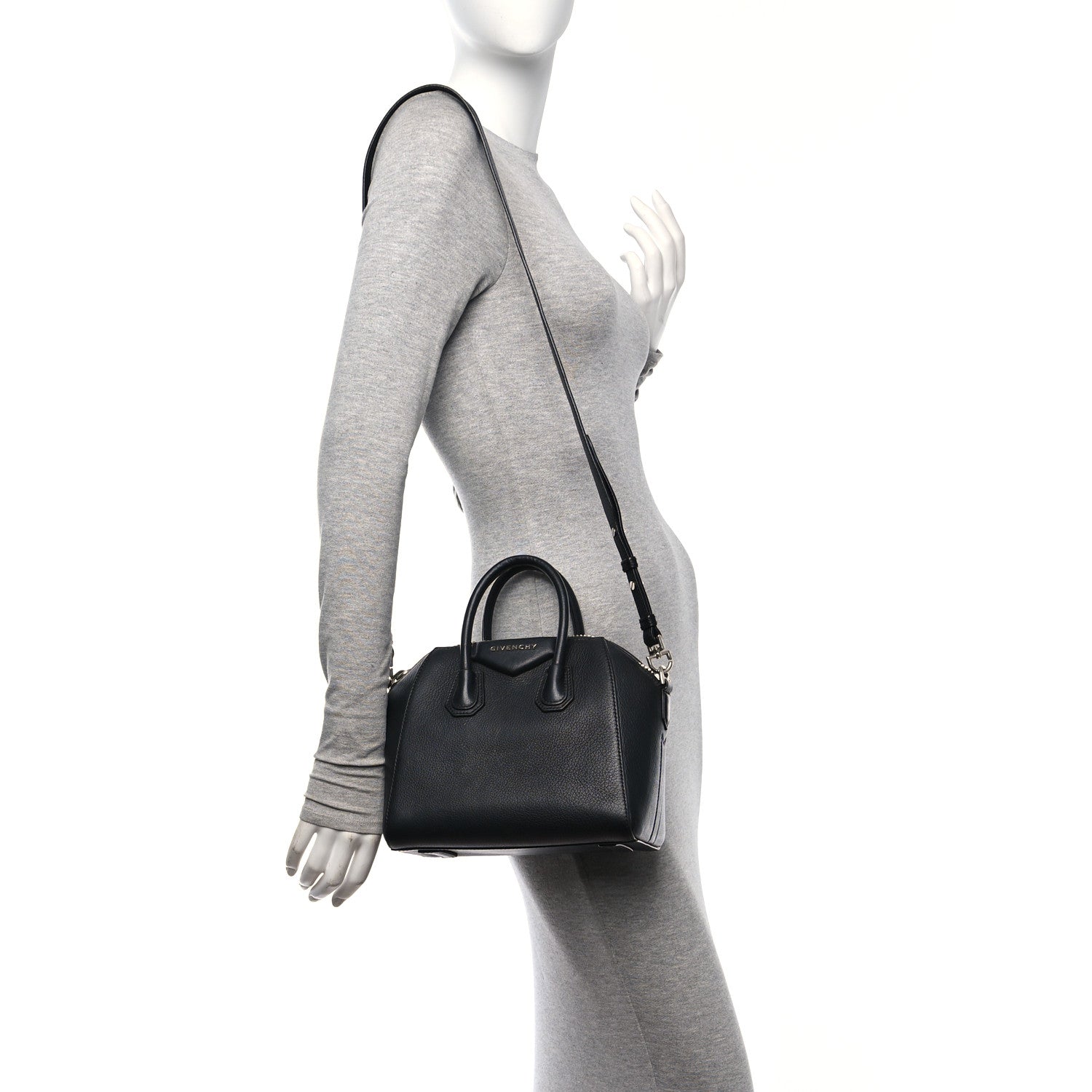 Givenchy Sugar Goatskin Mini Antigona Black 2 of 11