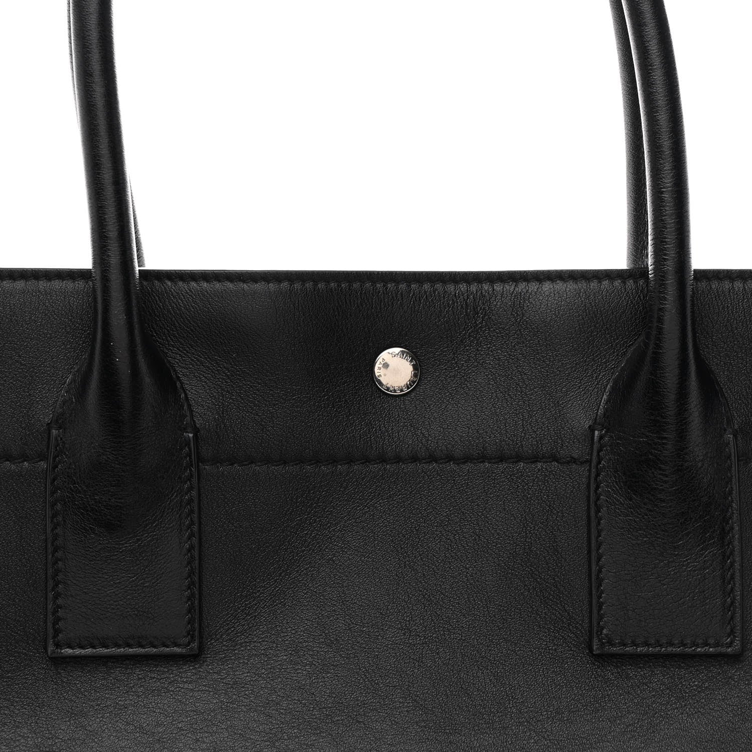 Saint Laurent Vitello Rive Gauche Large Tote Black 7 of 11