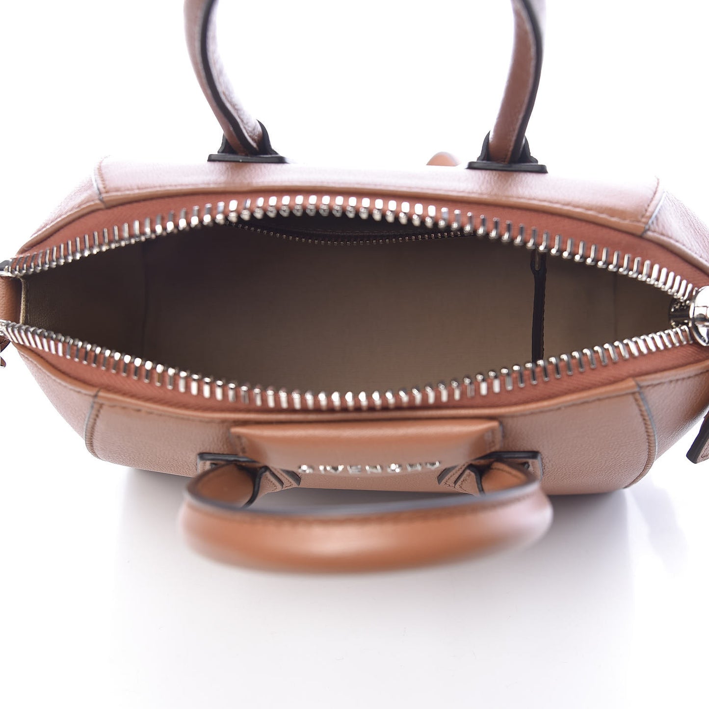 Sugar Goatskin Mini Antigona Caramel