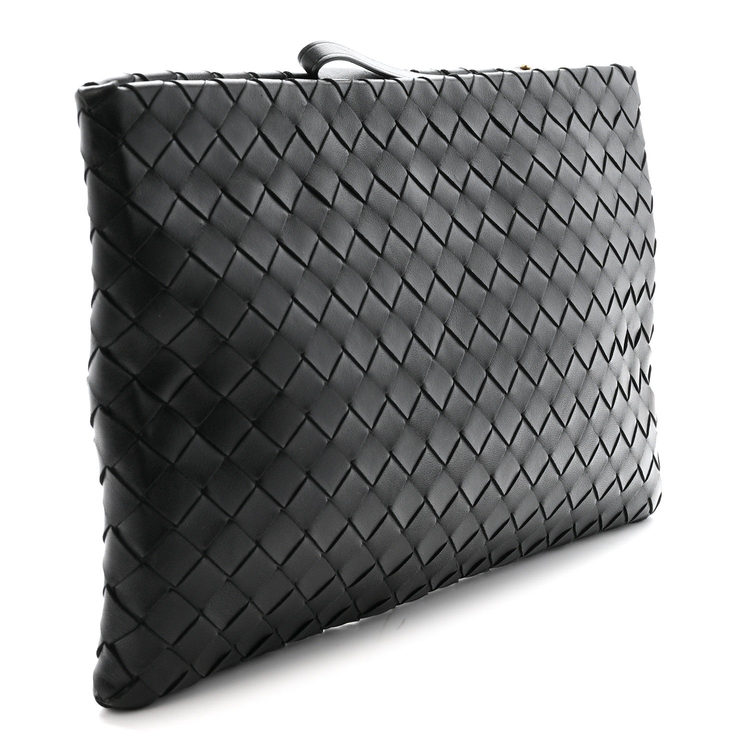 Bottega Veneta Nappa Intrecciato Large Flat Pouch Black 3 of 6