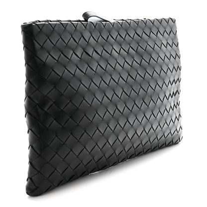 Bottega Veneta Nappa Intrecciato Large Flat Pouch Black 3 of 6