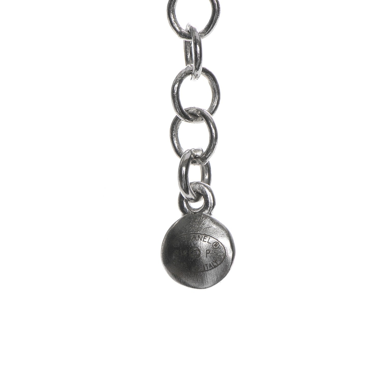Chanel Pearl Cluster CC Necklace Silver 5 of 6
