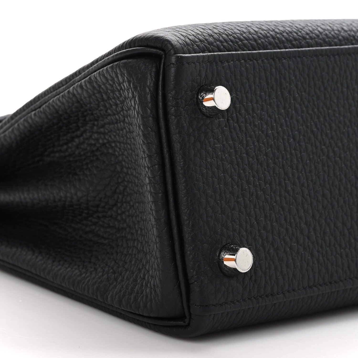 Hermes Togo Lizard Kelly Retourne Touch 25 Black 8 of 10