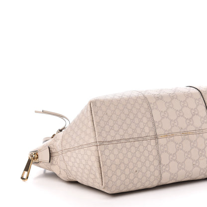 Gucci Guccissima Medium Bree Shoulder Bag Off White 9 of 13