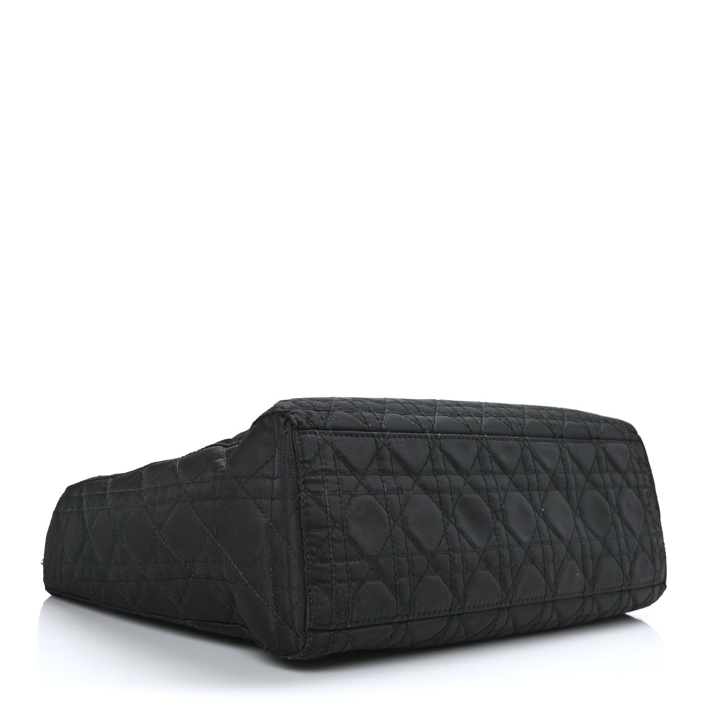 Nylon Cannage Large Lady Dior Black