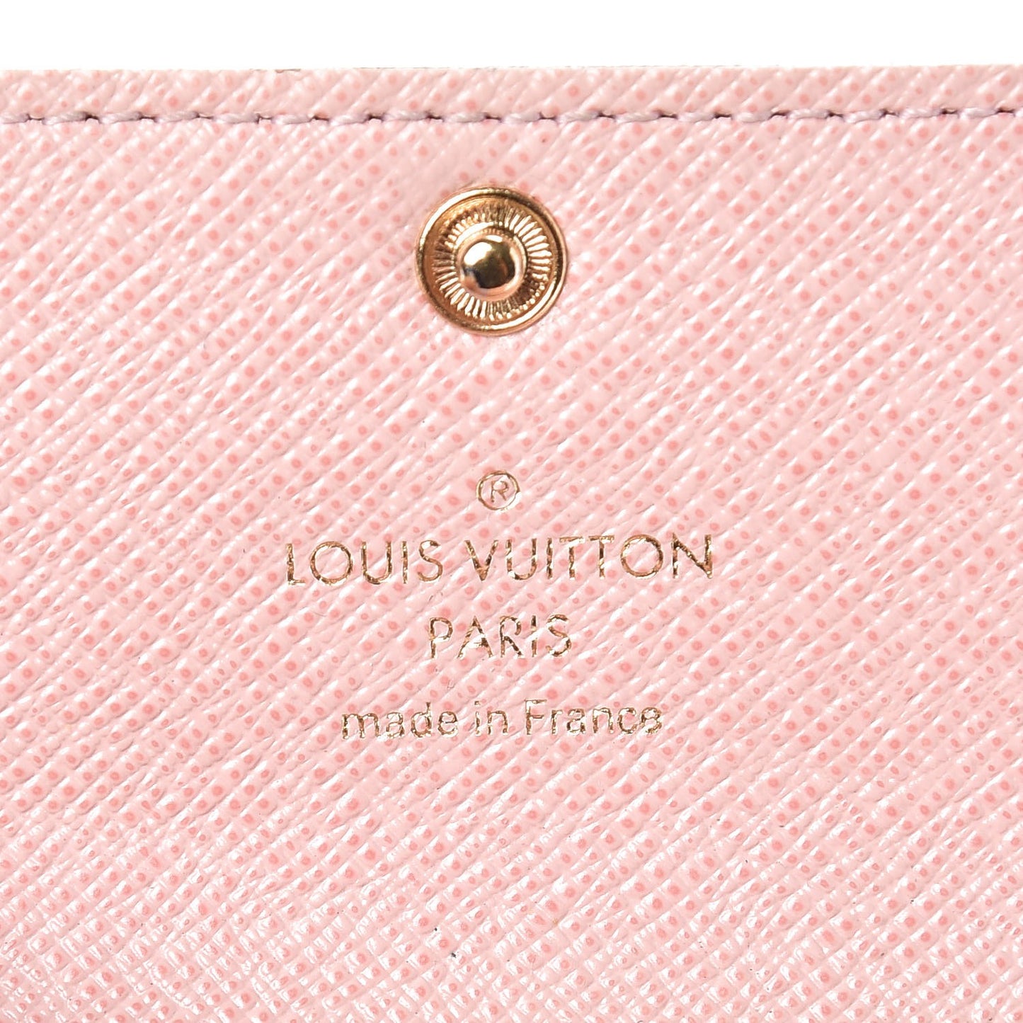 Damier Ebene Multicles 6 Key Holder Rose Ballerine
