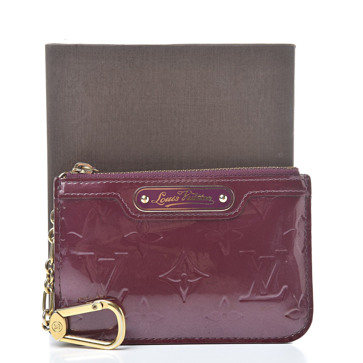Louis Vuitton Vernis Key Pouch Violet 9 of 9