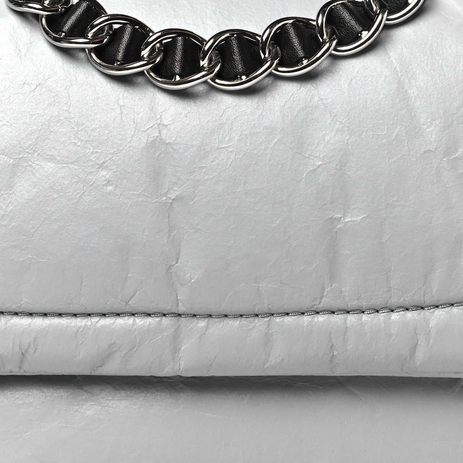 Marc Jacobs Lambskin The Pillow Bag Light Grey 8 of 10