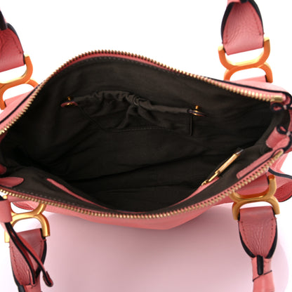 Chloe Calfskin Small Marcie Satchel Coral Pop 5 of 10